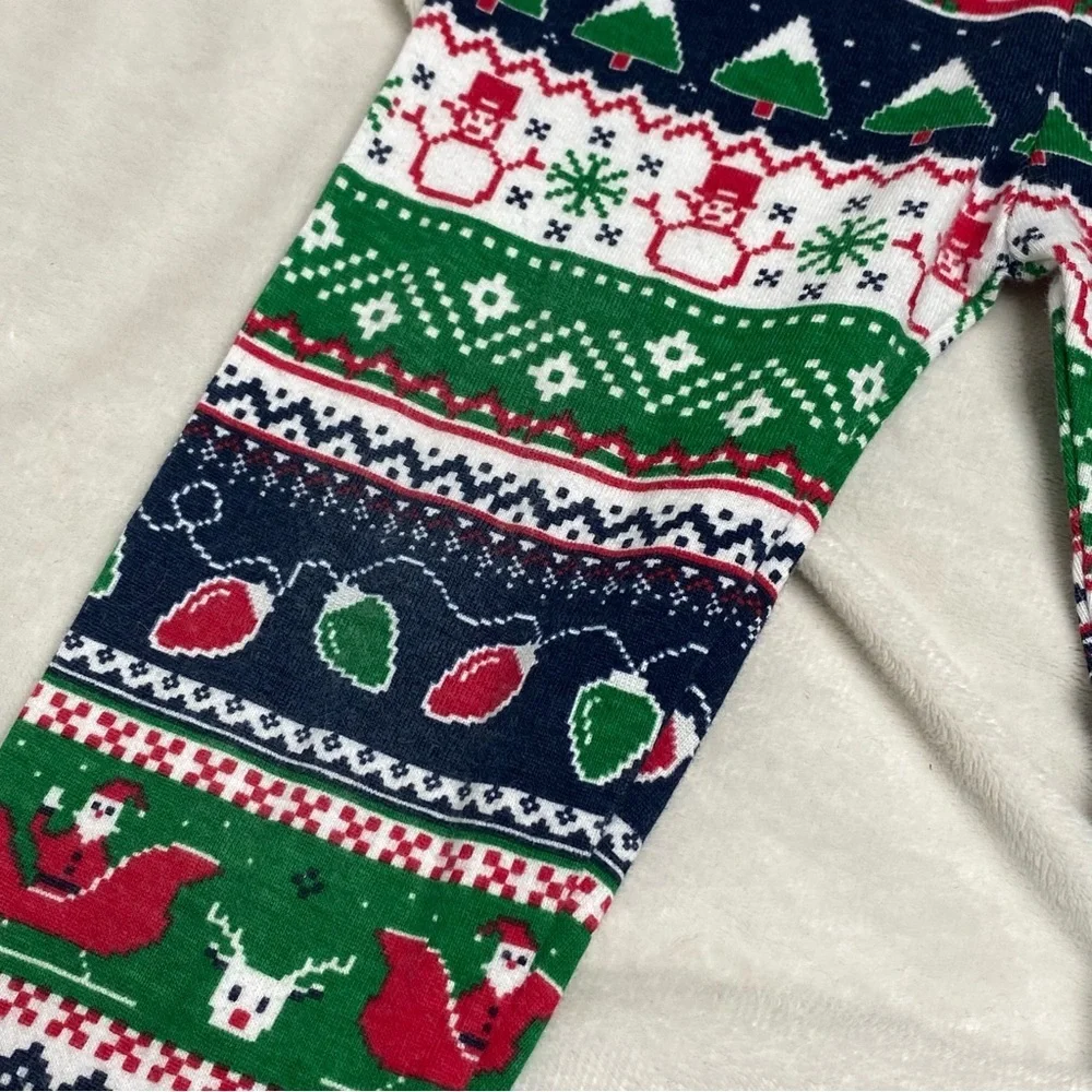 The Children’s Place Glow in the Dark Holiday Fair Isle Pajamas